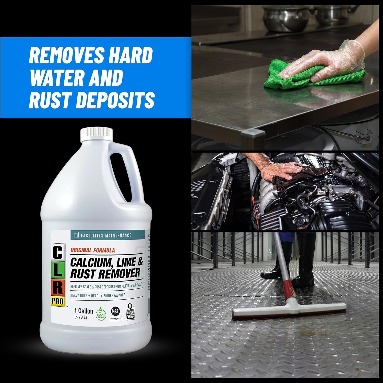 CLR PRO Calcium Lime and Rust Remove 2 Gallon Bottle Pack of 2 NEW