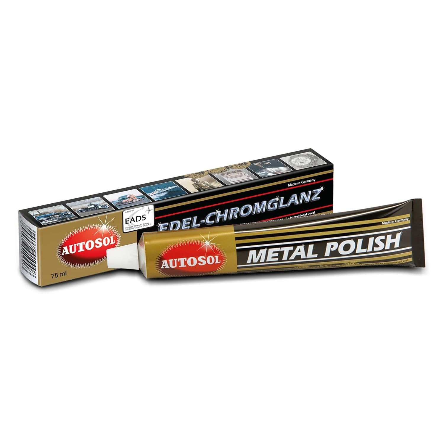 75mL Autosol Metal Polish for Chrome Copper Brass and more