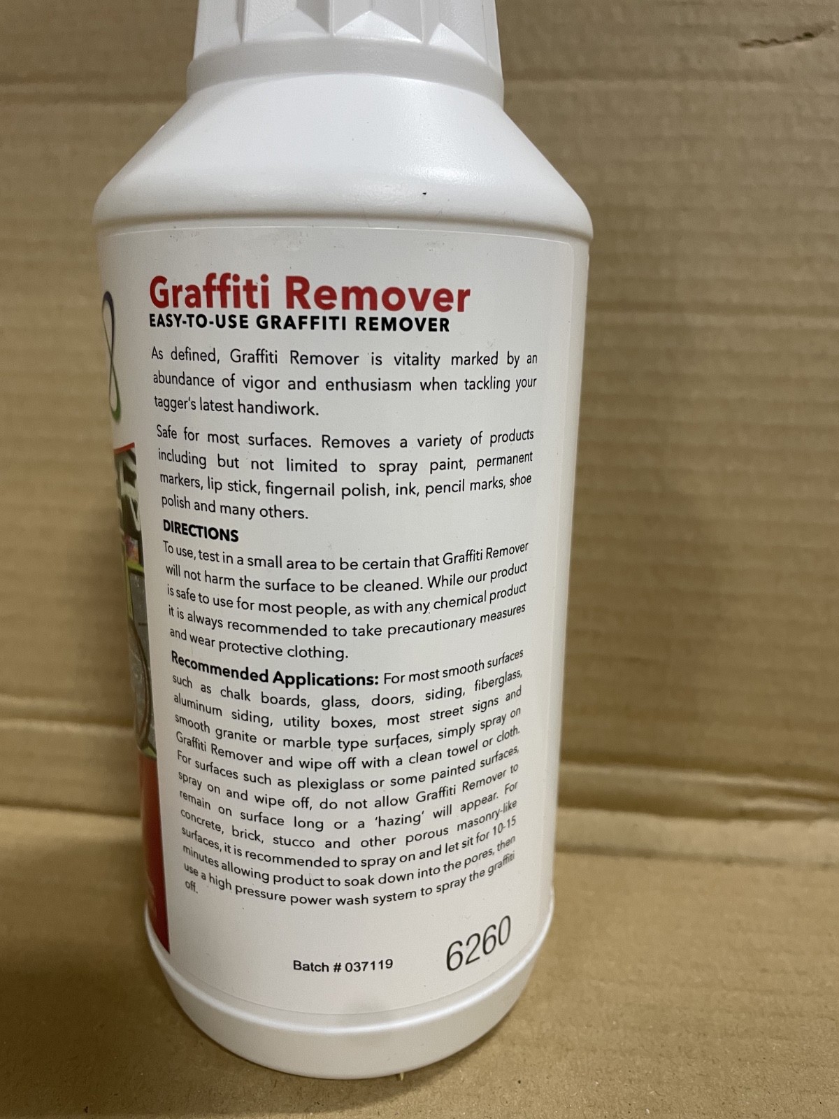 CUI Solutions Graffiti Remover – Case of 12 Bottles (32 oz Each)
