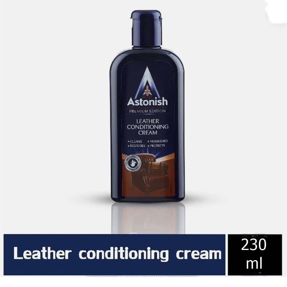 1 x 230ml Astonish Leather Cleaner & Conditioner Leather Bag Sofa Car Seat Cream
