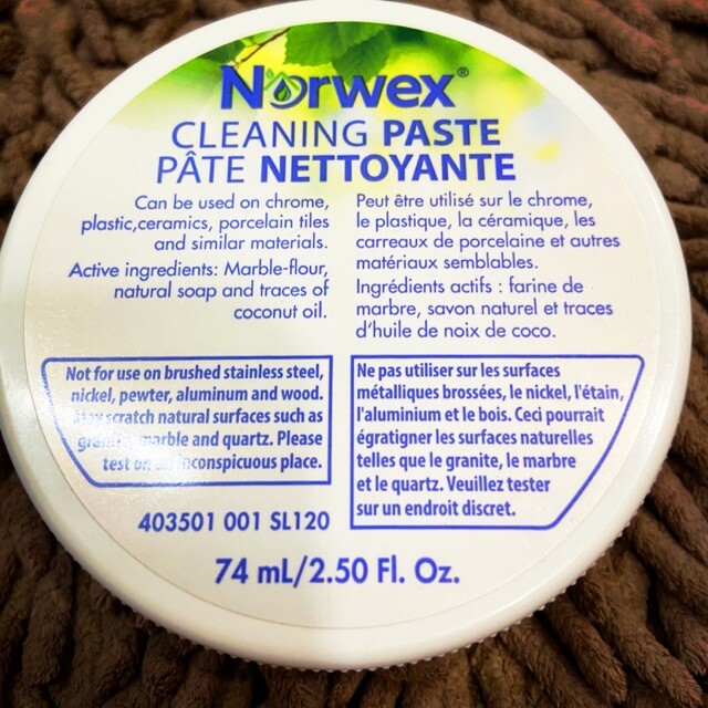 Cleaning Paste Norwex Cleans Dirt, Stain Removal & Polish 200ml 6.76fl oz