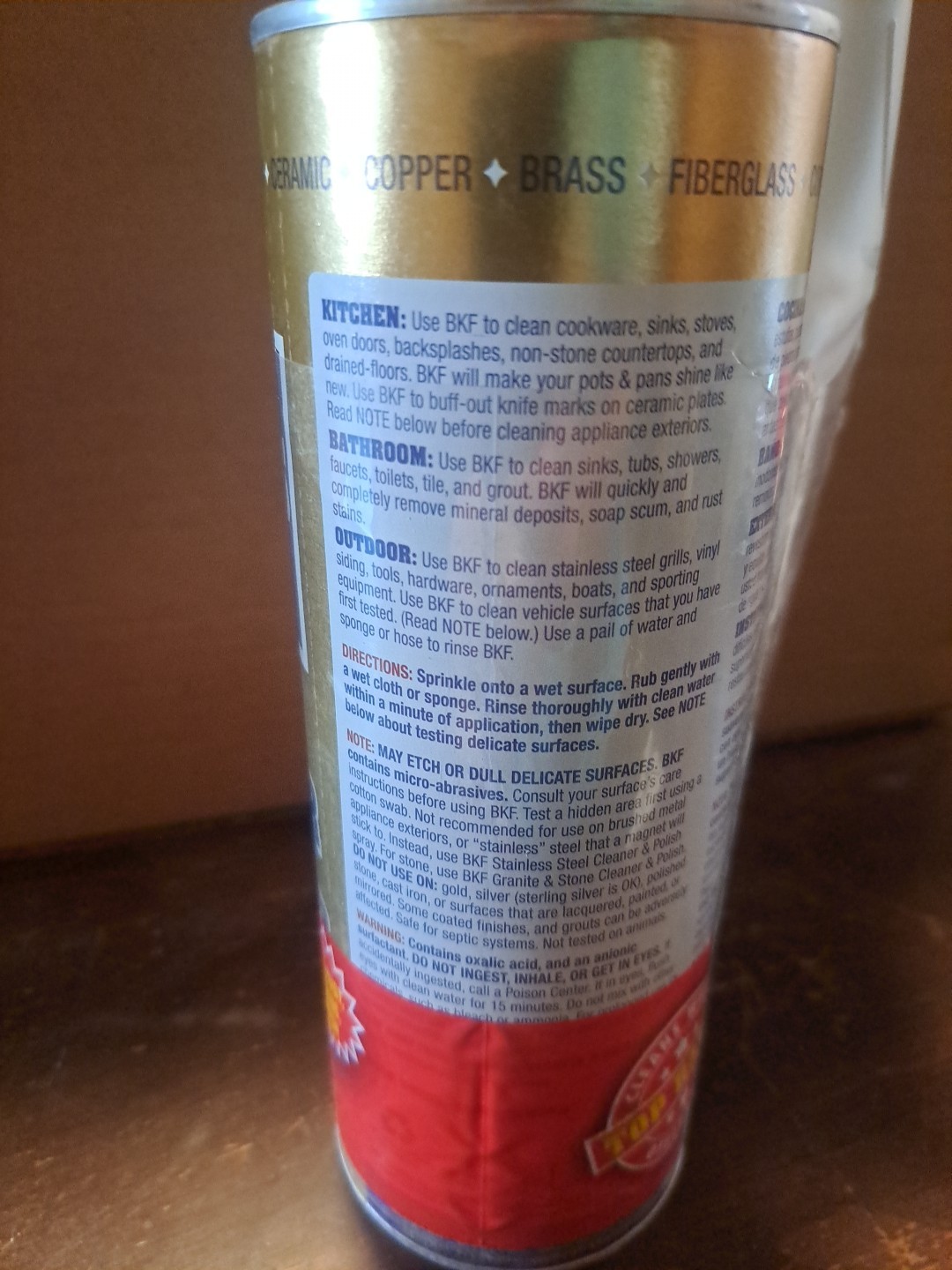 Bar Keeper’s Friend Bathroom Twin Pack Toilet Bowl Cleaner Powdered Cleanser