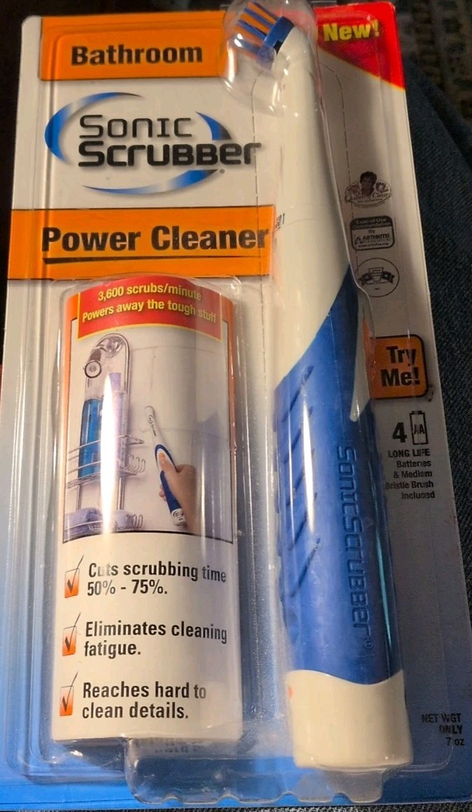 Sonic Scrubber ~ Bathroom Power Cleaner Tool