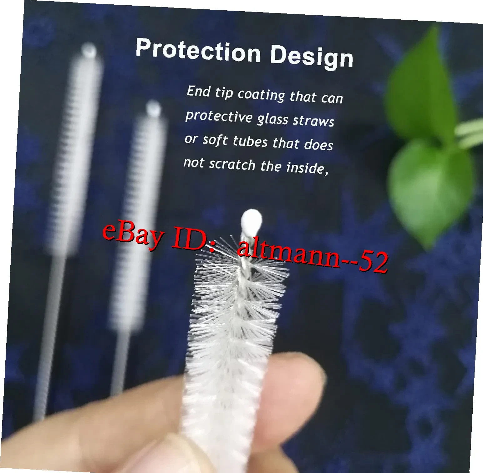 12″ Straw Cleaner Brush 10 Pack, Extra Long 12mm Wide Pipe Cleaners for Bottles
