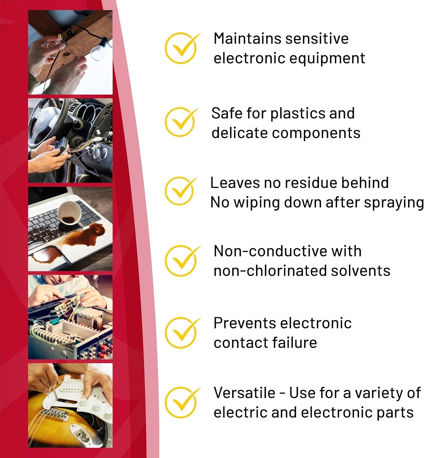 Electronic Cleaner Spray, Quick-Dry Aerosol for Sensitive Electronics, 11 oz