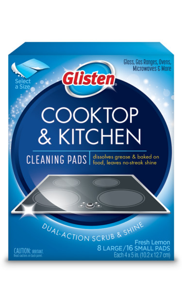 Glisten® Cooktop & Kitchen Cleaning Pads