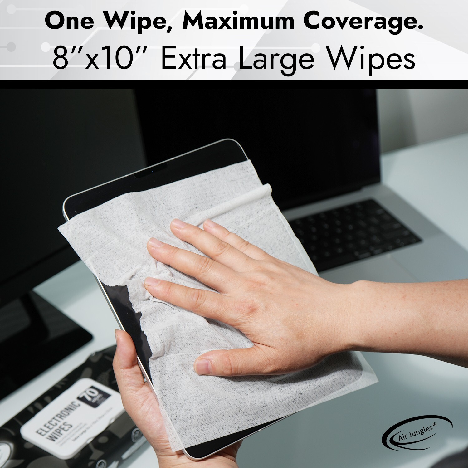 Electronic Cleaning Wipes 70 Count, Screen & Electronics Cleaner for Phones