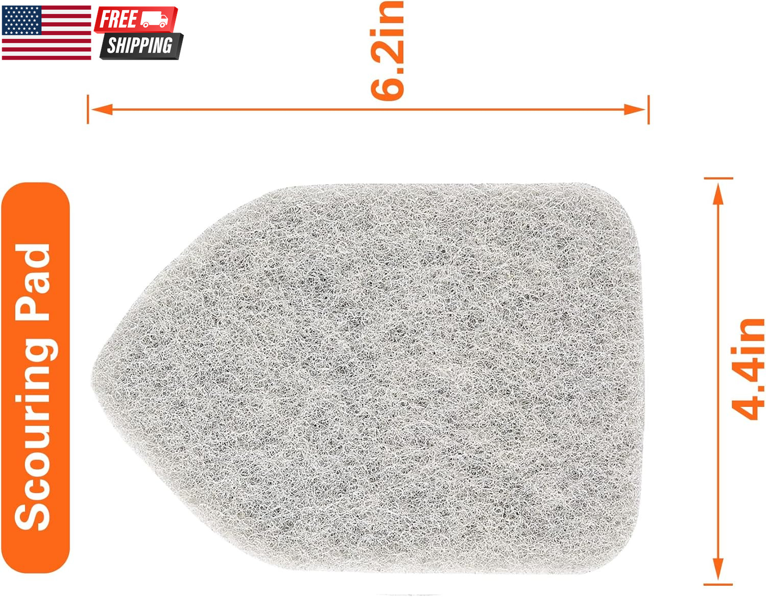 Scouring Pads 3 Pieces Suitable for Tub Tile Scrubber Brushes（Asin:B09Gf2Lsz8