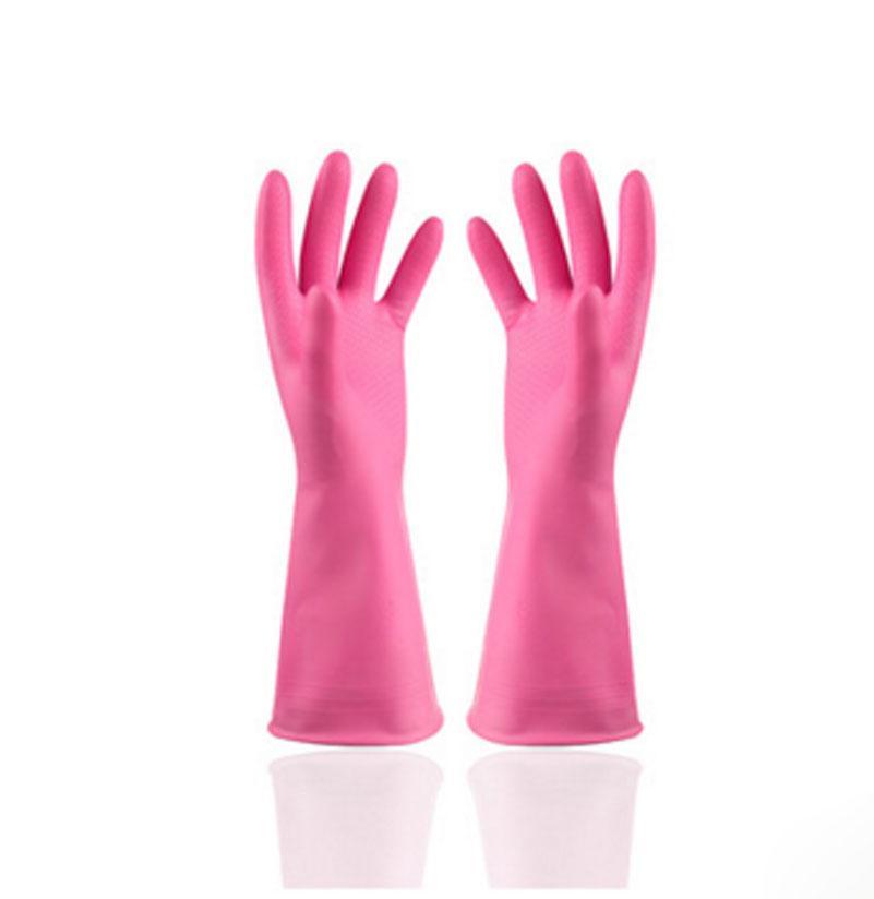 2 Pairs Plastic Home Cleaning Gloves Dish Washing Housework Gloves 4 Colors