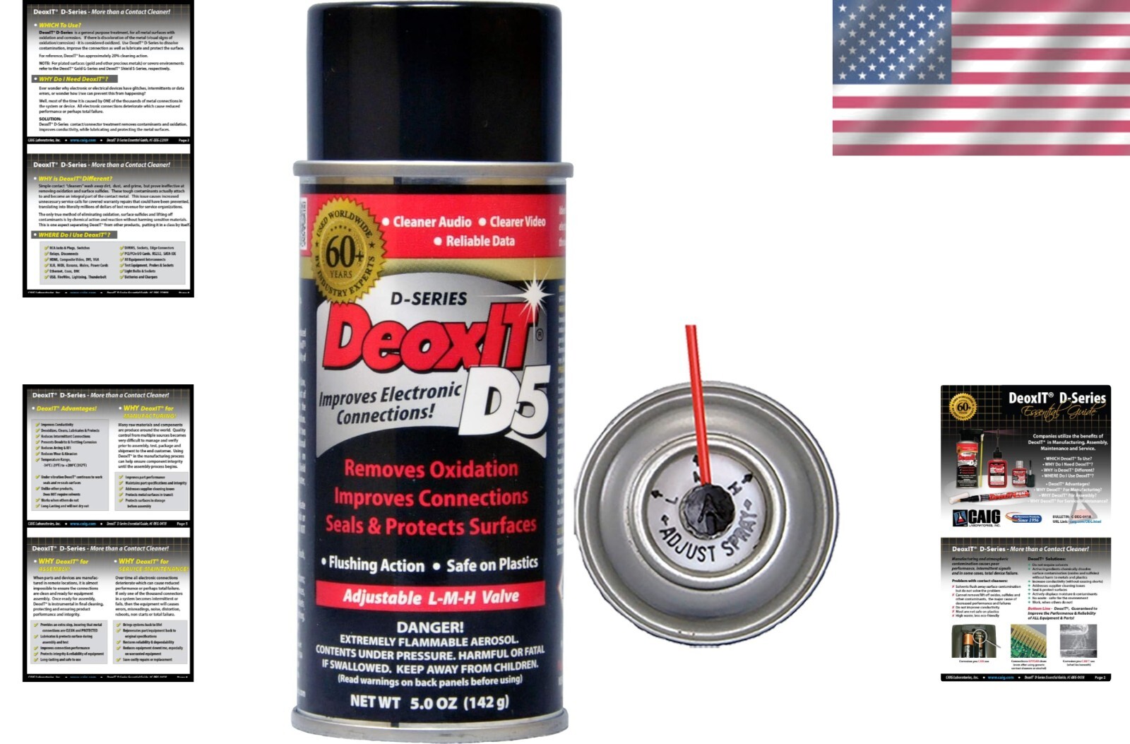 Effective DeoxIT S-6-LMH Spray 142g – Reliable Data Transmission Enhancer