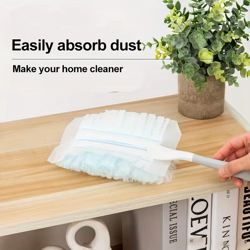 20/100Pcs Disposable Duster Refills Handle Not Included Electrostatic Duster Clo