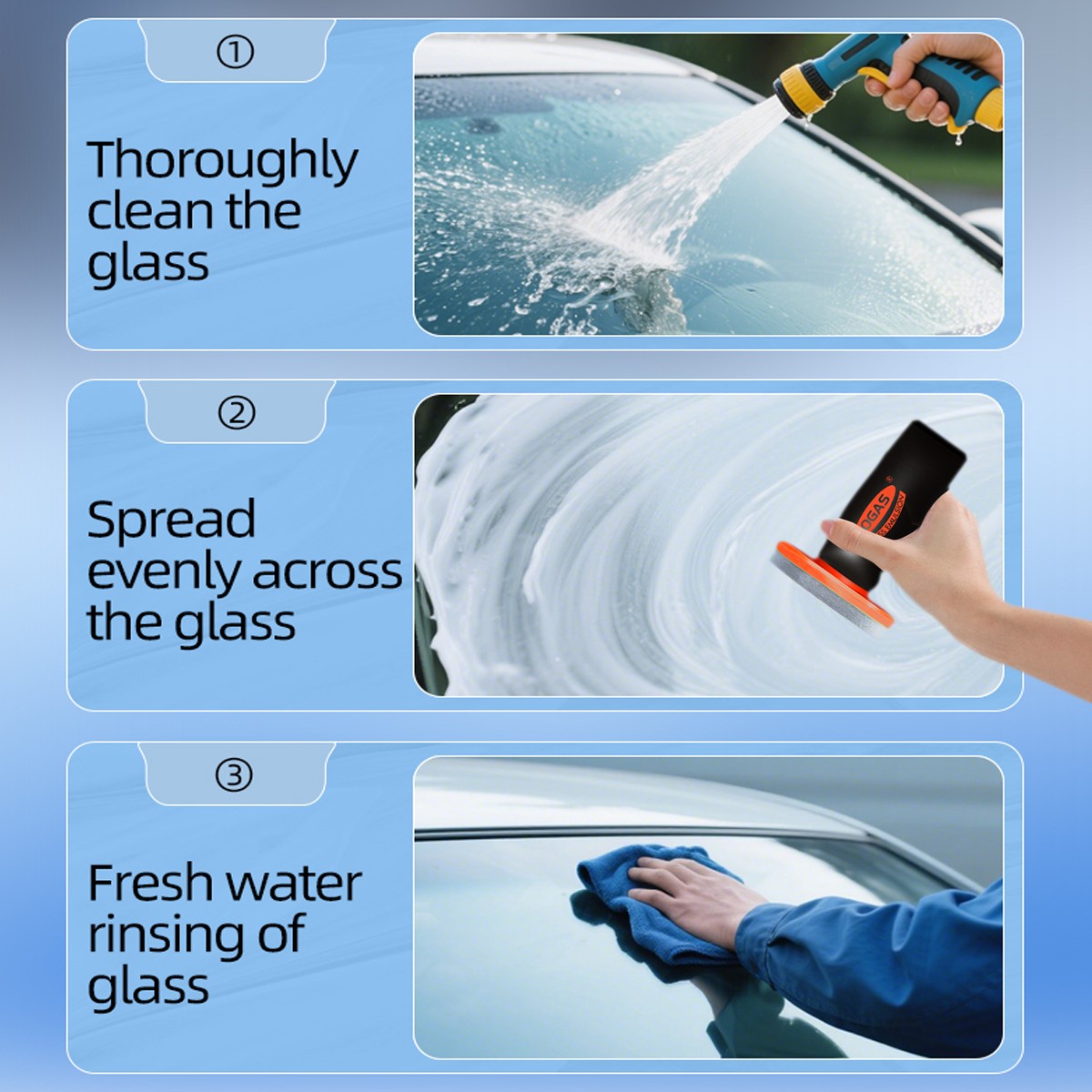 2025 New For Car Window Glass Automotive Oil Film Cleaner Car Windshield Cleaner