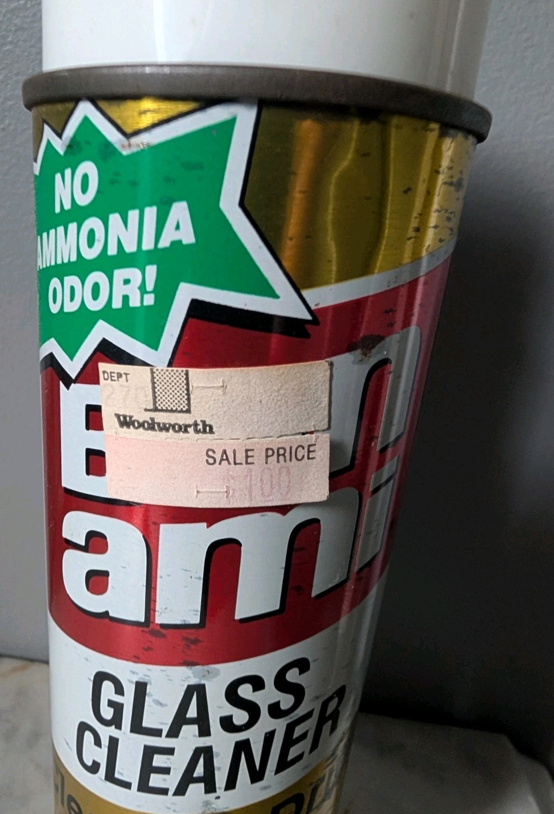 Vintage Bon Ami Company Glass Cleaner 20oz Spray Can