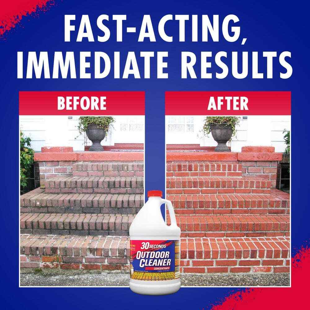 Outdoor Cleaner Concentrate 1 Gal. Tough-Acting Algae, Mildew and Mold Remover