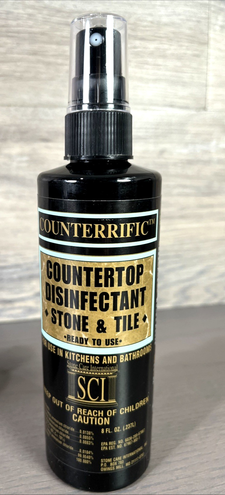 SCI Clean EnCounters Countertop Spray Cleaner Bottles New