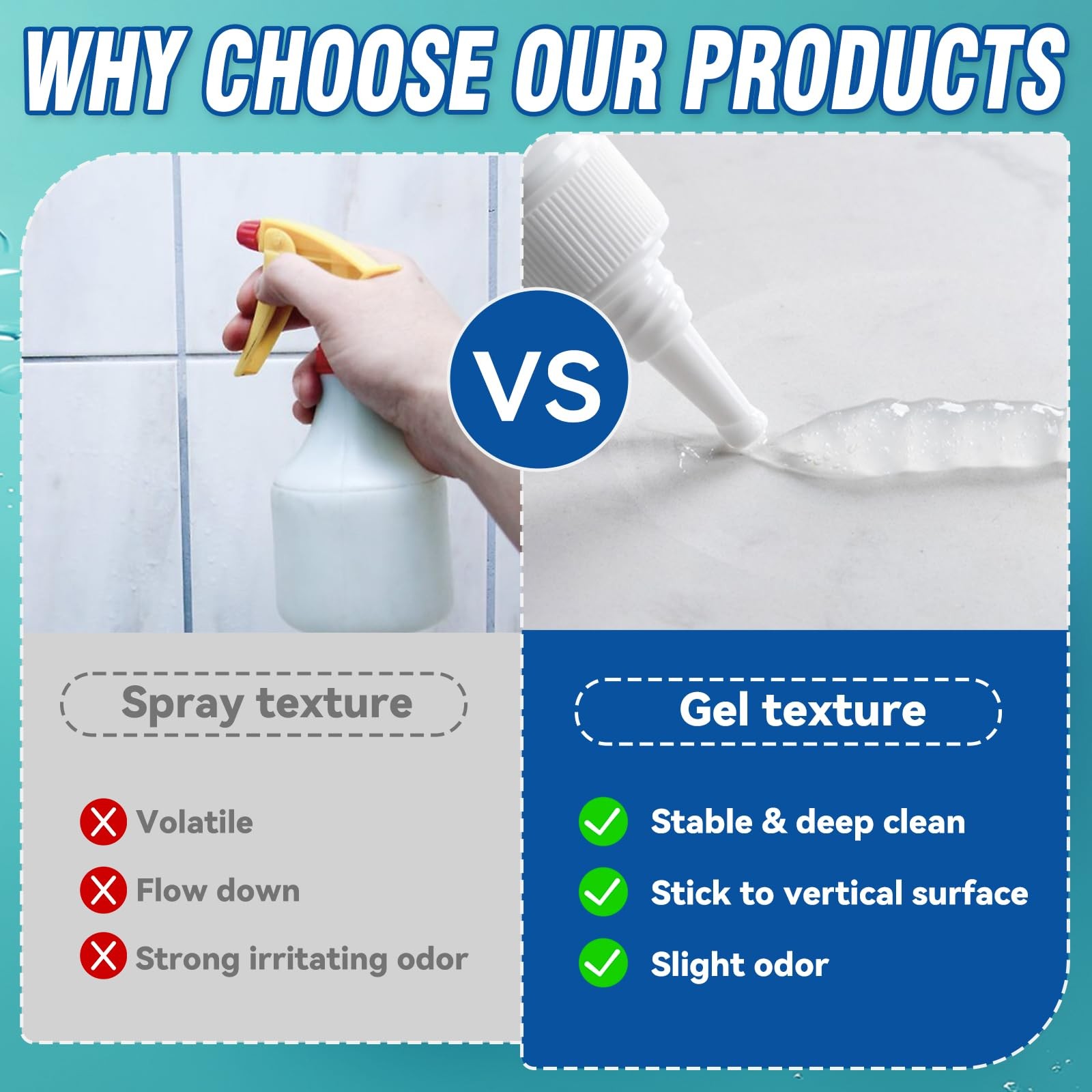 Home Stain Remover Gel 8 Fl Oz Heavy Duty Stain Cleaner for Washing Machine Seal