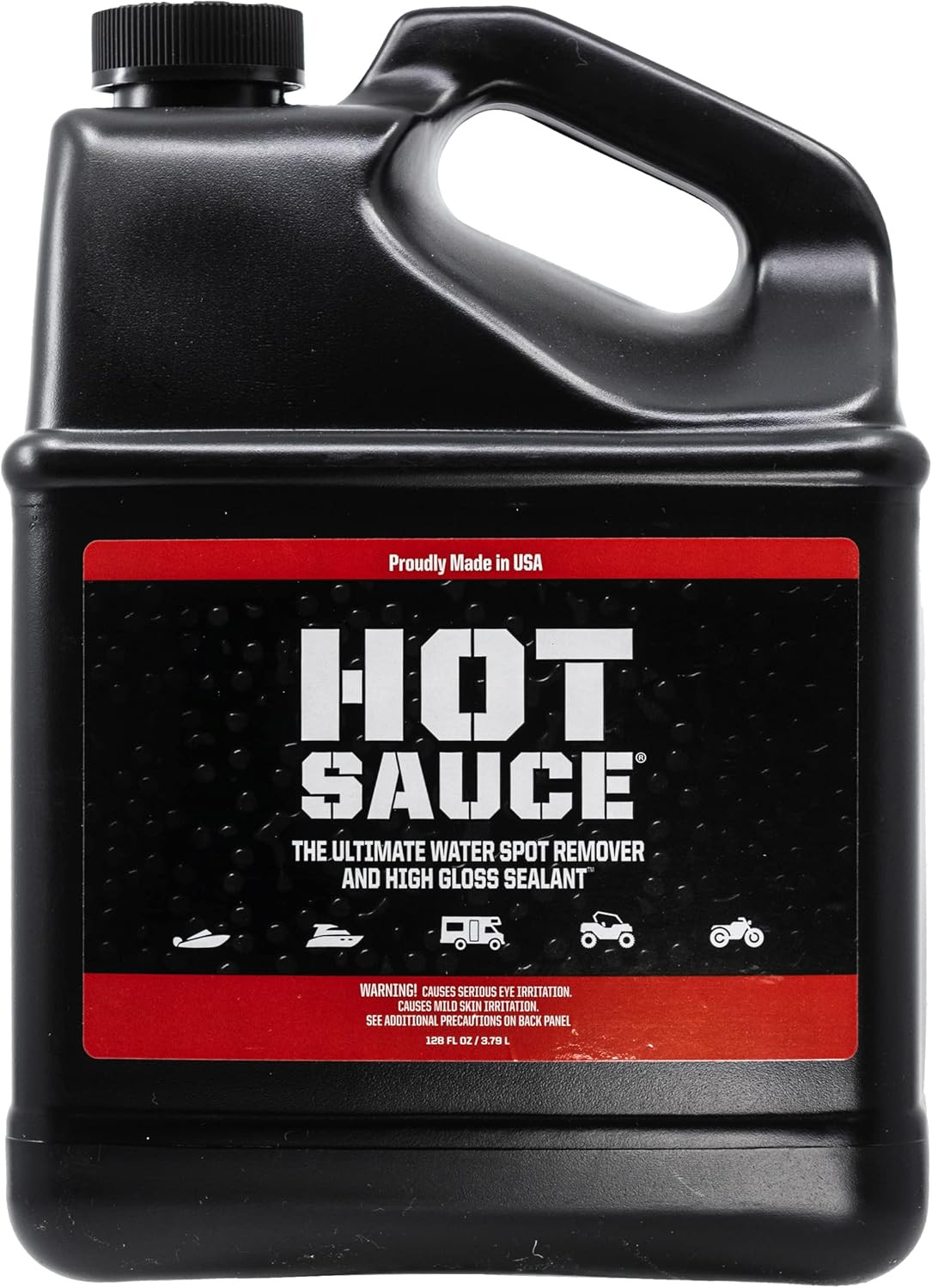 Bling Sauce Hot Sauce Premium Hard Water Spot Remover W/High-Gloss Wax Sealants