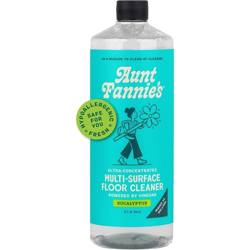 Natural Floor Cleaner Multi-Surface Vinegar Concentrate Non-Toxic Plant Based US