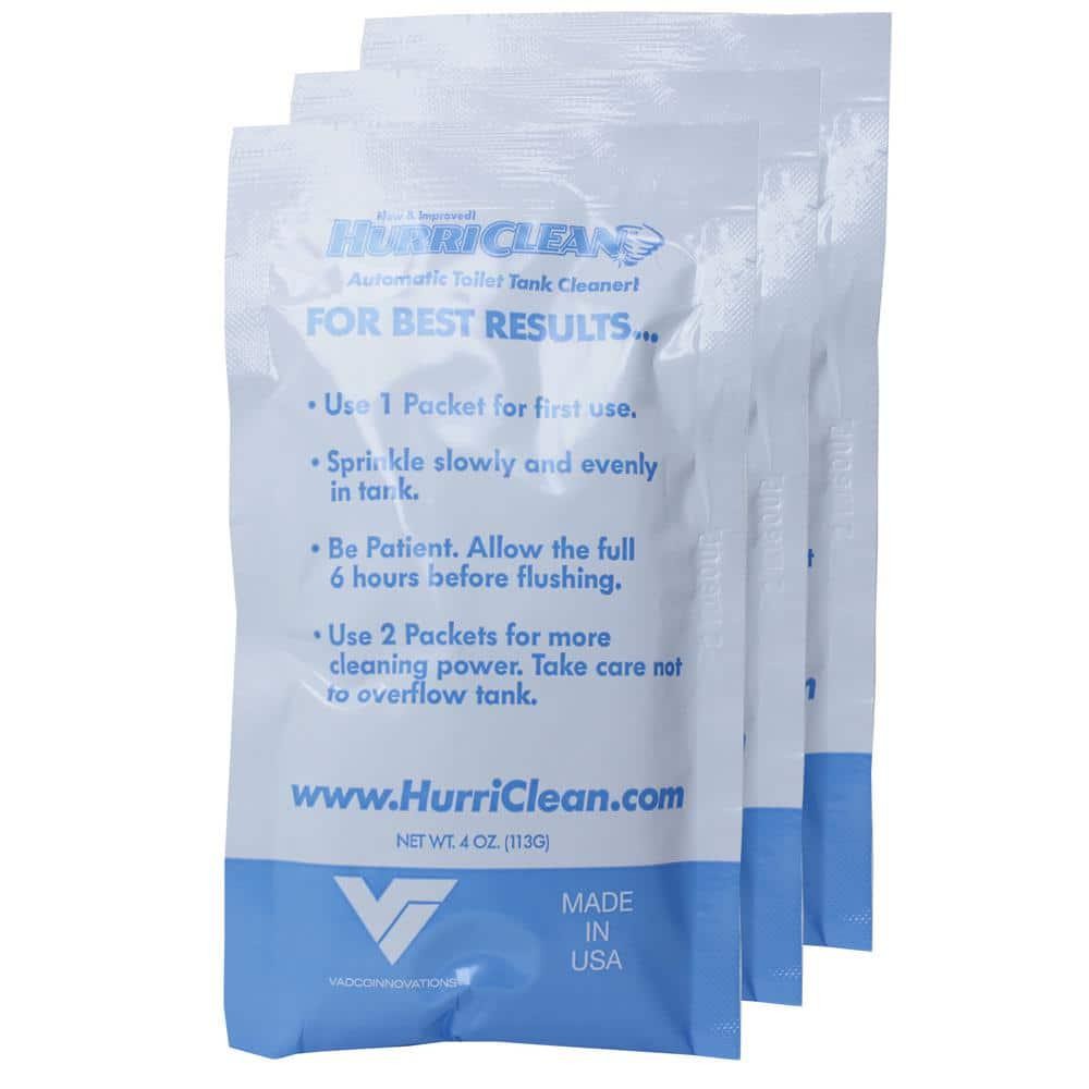 HurriClean 13 oz. Automatic Toilet Tank All-Purpose Cleaner (3-Pack)