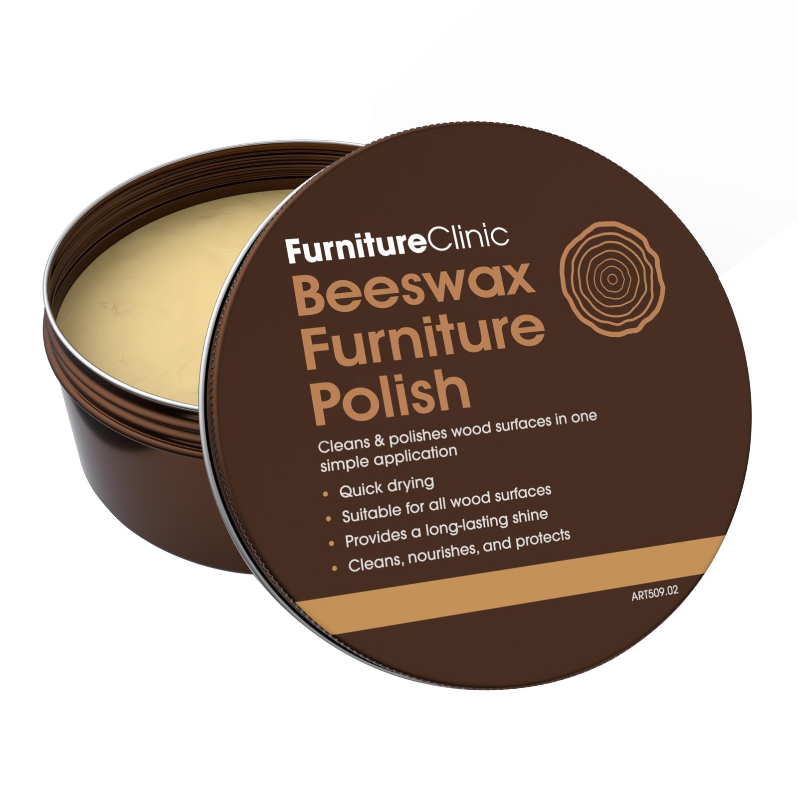 Premium Beeswax Polish (6.8oz/200ml) | Condition, Restore, Protect, & Waterpr…
