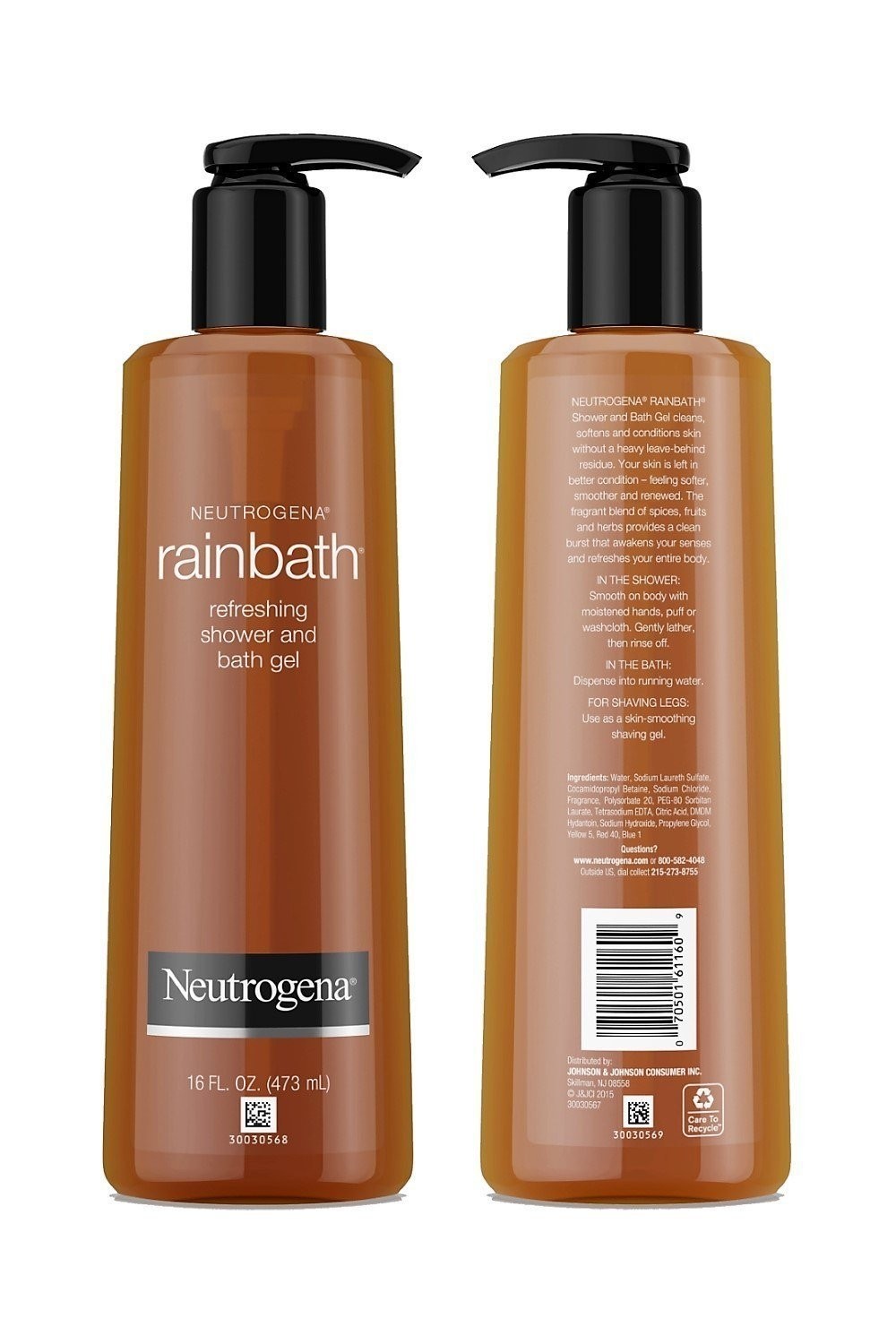 Neutrogena Rainbath Multi-Pack of 3, 1 Original Formula, 1 Pomegranate and 1 O