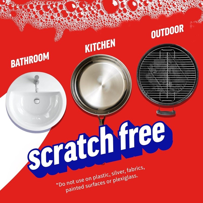 Eco-Friendly Powder Cleaner Citronella Scratch-Free Easy Rinse Dirt Remover New