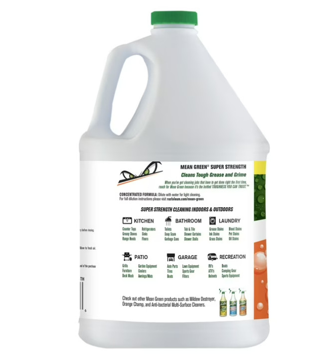 Super Strength Cleaner & Degreaser, 128 Ounce (2 pack)