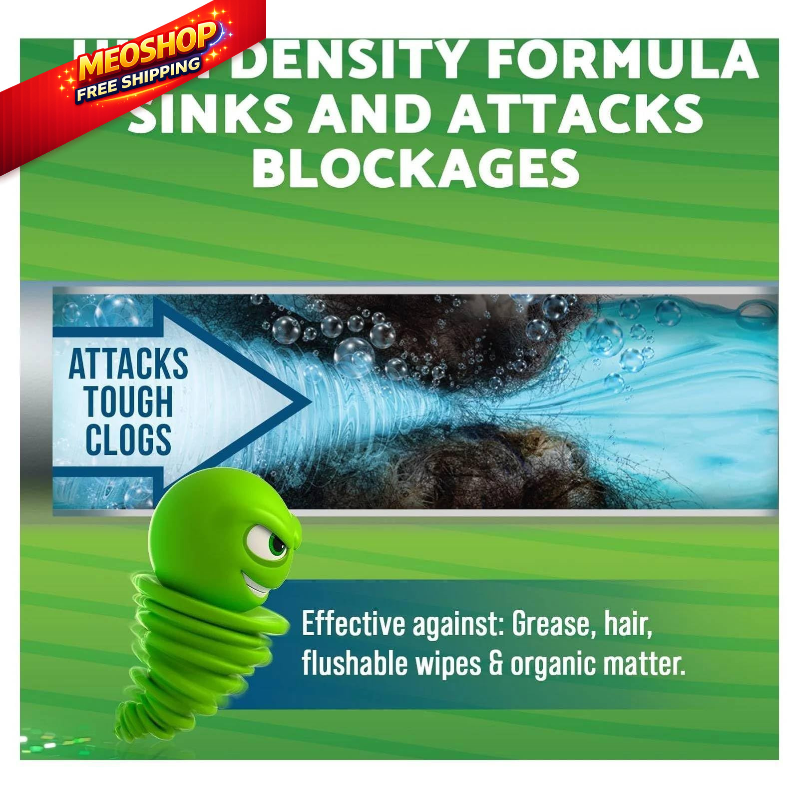 Green Gobbler Ultimate Main Drain Opener | cleaner 64 Fl Oz (Pack of 1)