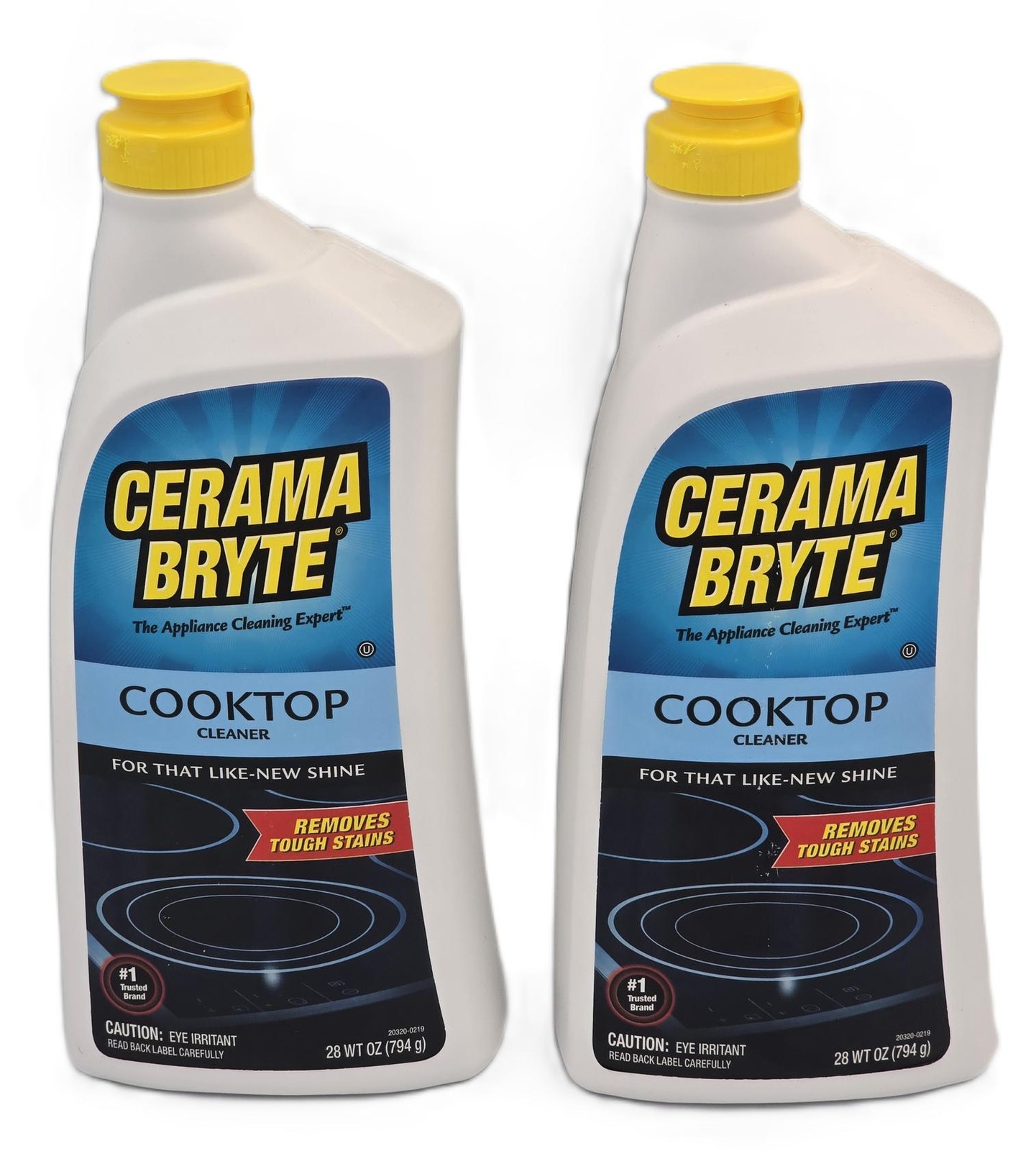 Cerama Bryte Remove Stains Cooktop/Stove Top Cleaner Glass/Ceramic 28oz (2 Pack)