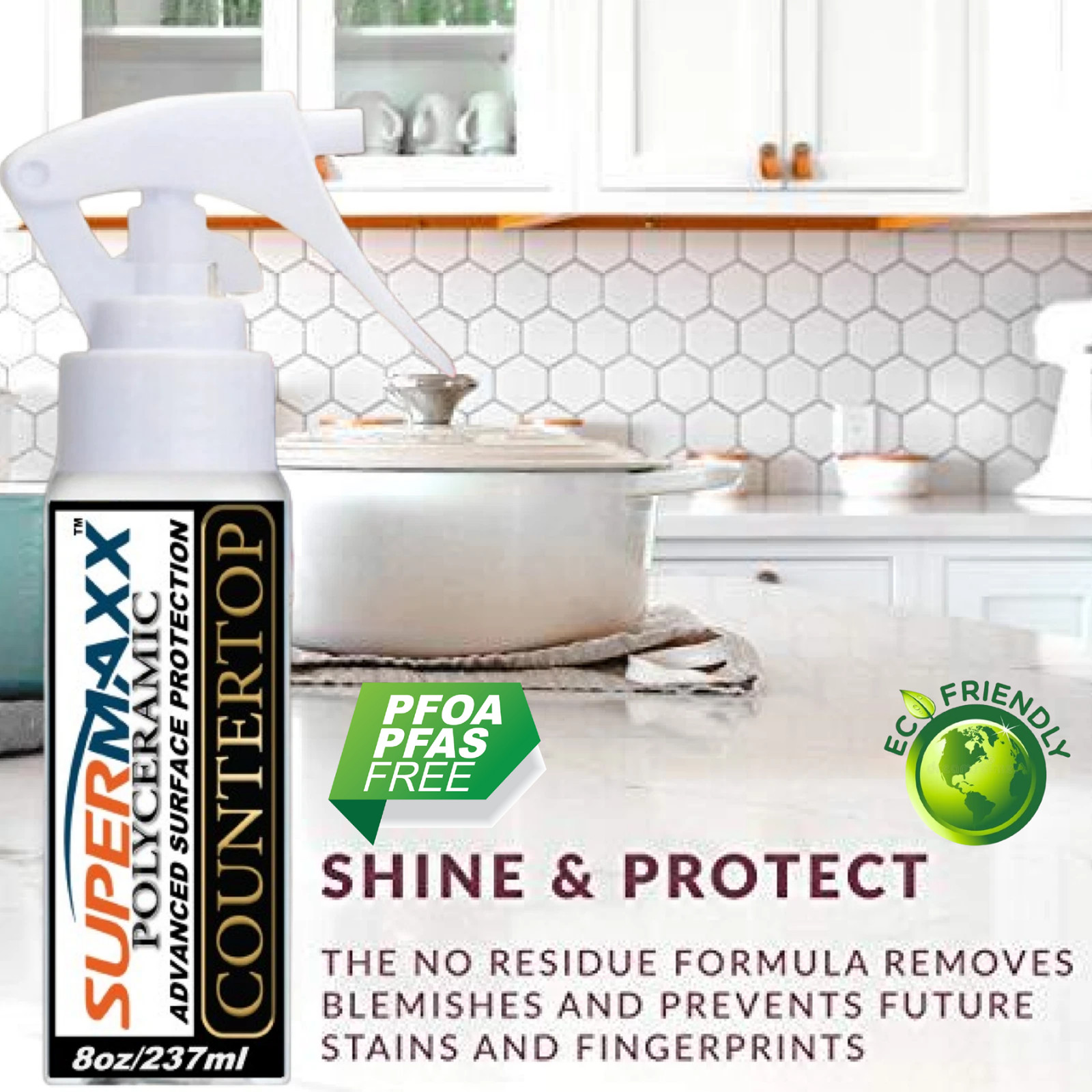 ALL SURFACE STAINLESS STEEL CLEANER GRANITE STONE TILE MARBLE COUNTERTOP SEALER