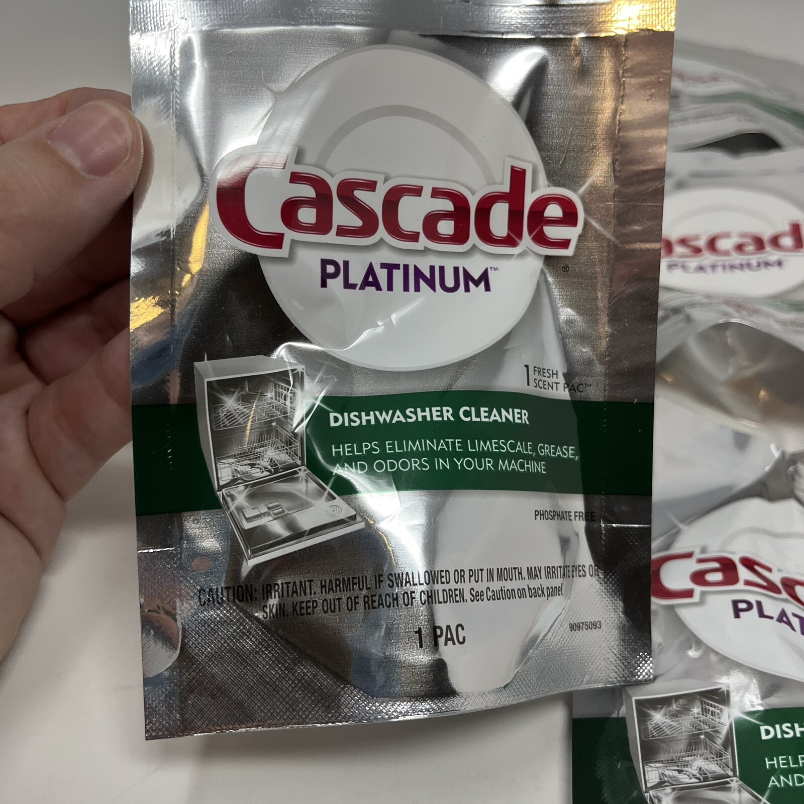 Cascade Platinum Dishwasher Cleaner Pods 12 Count