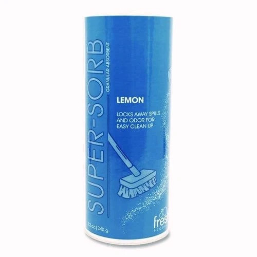 Fresh Products Super-Sorb Spill Absorbent, Lemon, 12 oz Shaker Can, 720 oz cap.