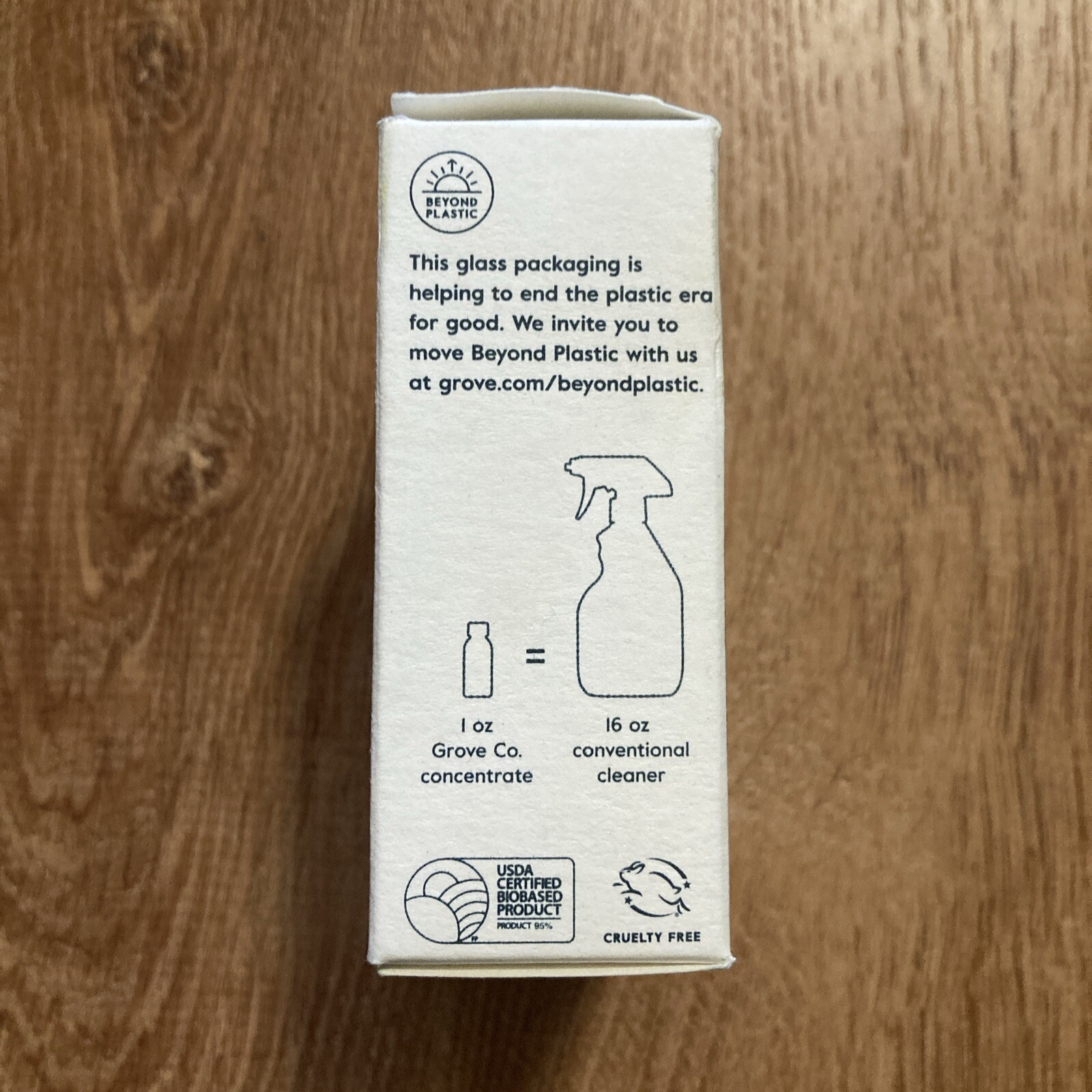 2 Pack Grove Glass Cleaner 1 oz Bottles Lavender & Thyme Concentrate All Natural