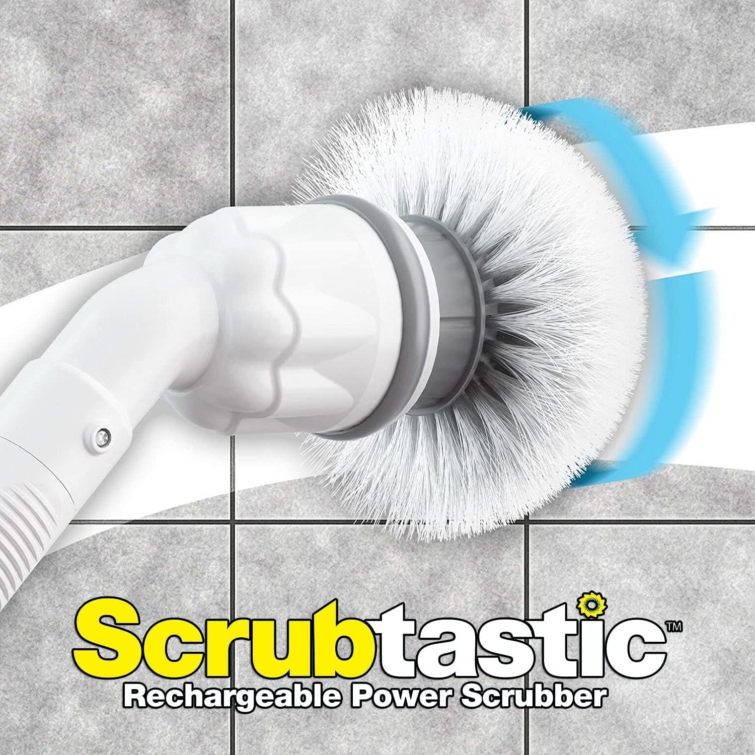 Homitt Spin Scrubber Cordless Electric Cleaning Brush Floor Shower-FREE SHIPPING