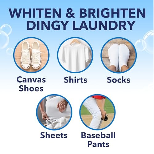 White Revive Laundry Whitener and Stain 80 Ounce (Pack of 1) OxiClean Powder