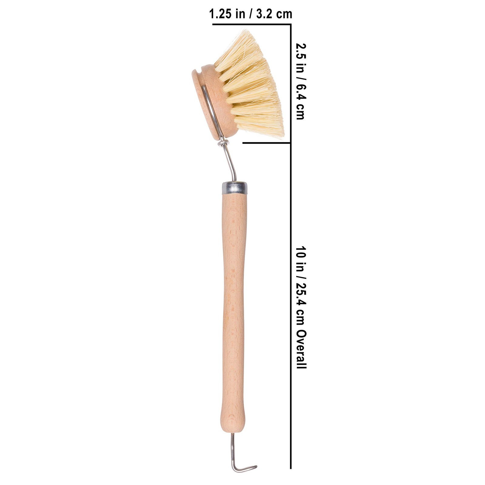 2-Pack Tampico Fiber Bristle 1-1/2-Inch All-Purpose Kitchen Dish Scrub Brush …