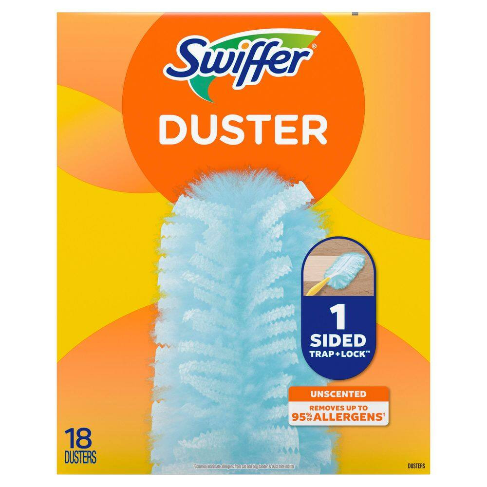 180 Unscented Dusting Refills, Multi-Surface and Synthetic (18-Count, 6 Pack)