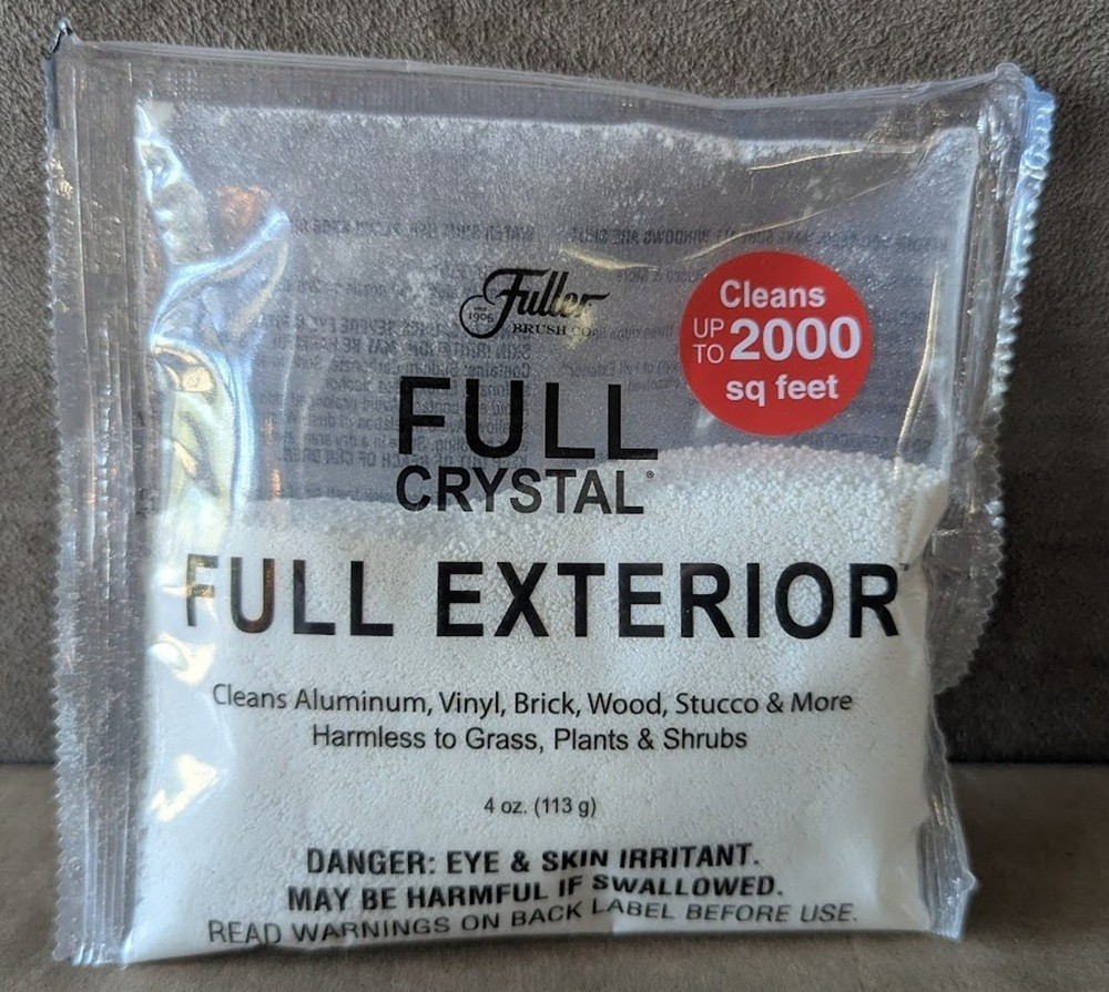 Fuller Brush Co Full Crystal Exterior Spray Bottle w/4 Oz Full Exterior Package