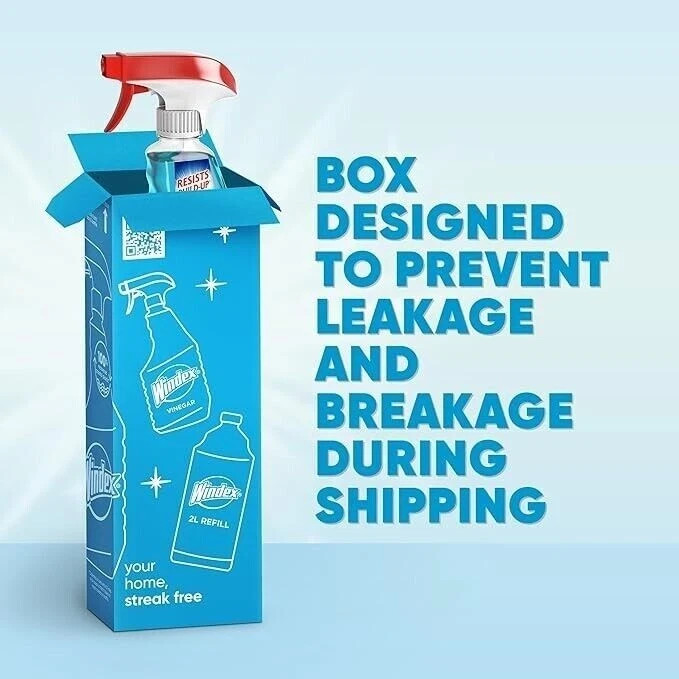 Windex Original Blue Glass and Window Cleaner Spray Bottle – 23 Fluid Ounces