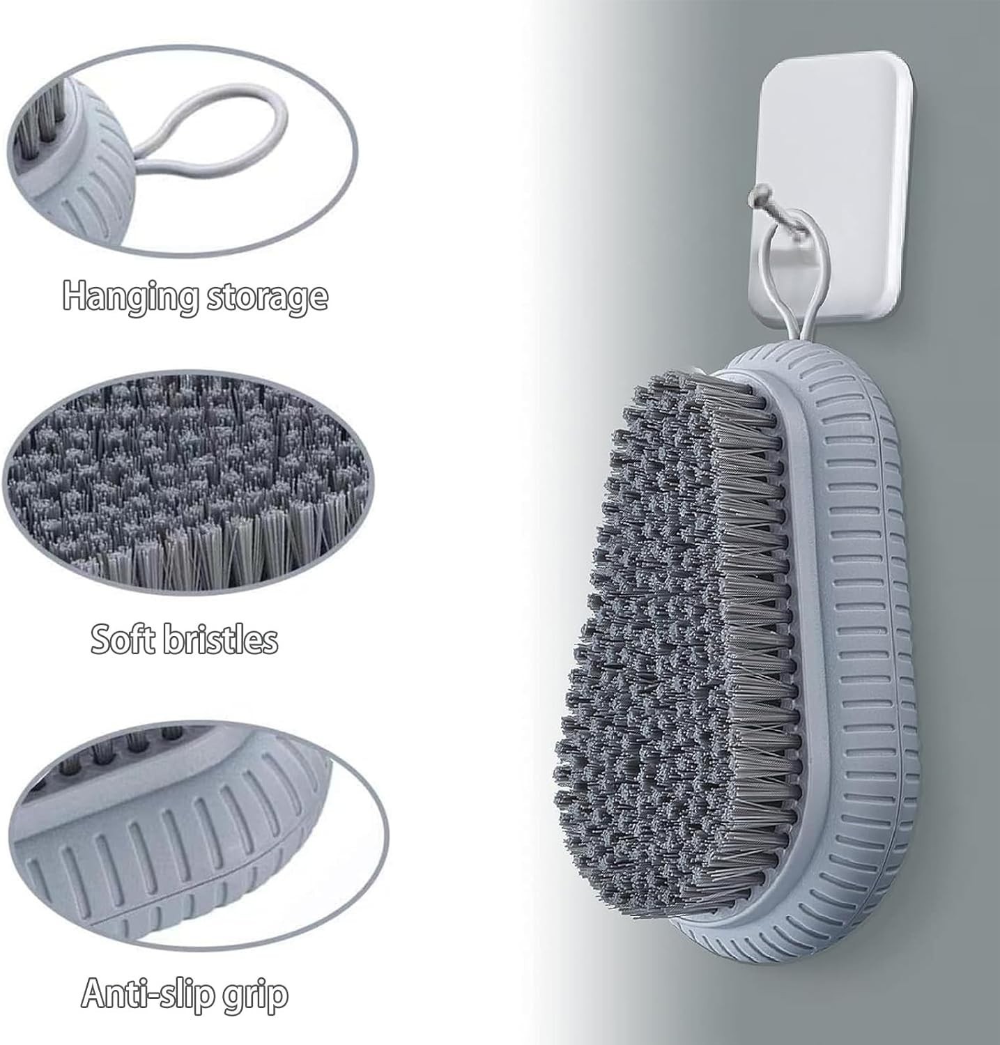 Compact Carpet Cleaning Brush Set – Soft Grip Brushes for Various Surfaces