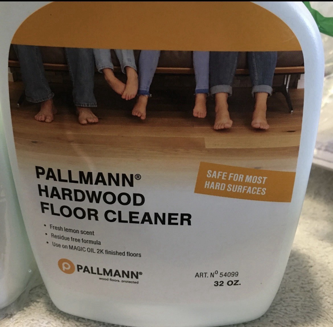 Pallmann (4 Bottles) Hardwood Floor Cleaner 32 Ounce Spray Bottles