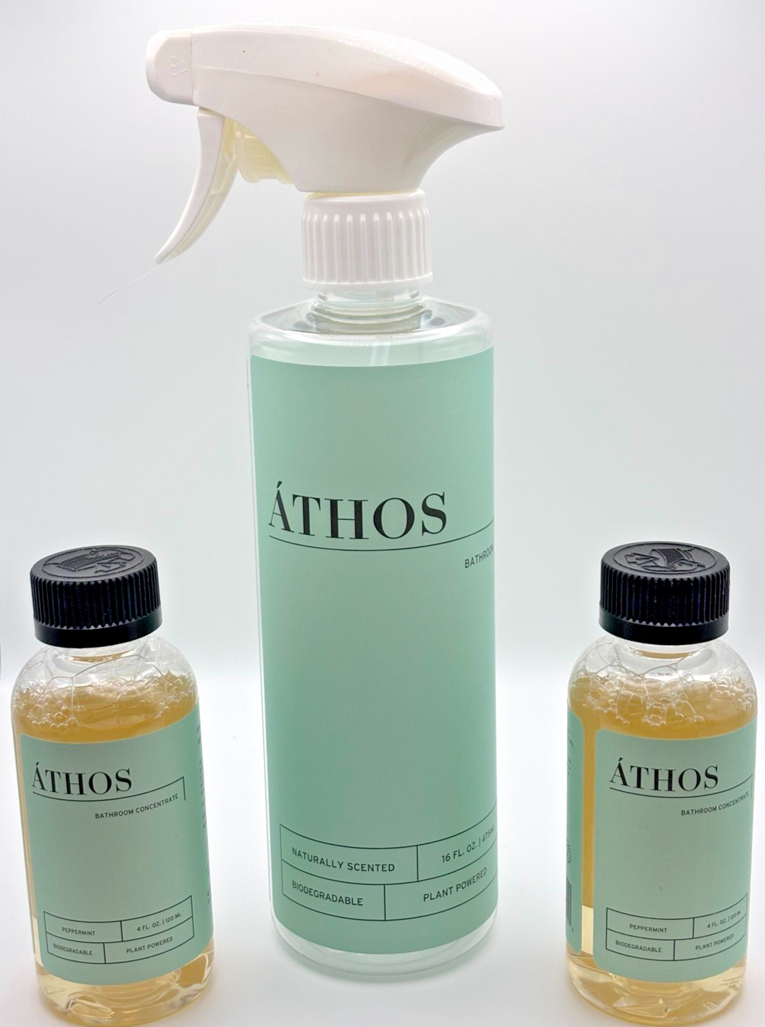ATHOS Cleaning Bundle Bathroom & Multi-Surface Cleaner Concentrates Dryer Balls