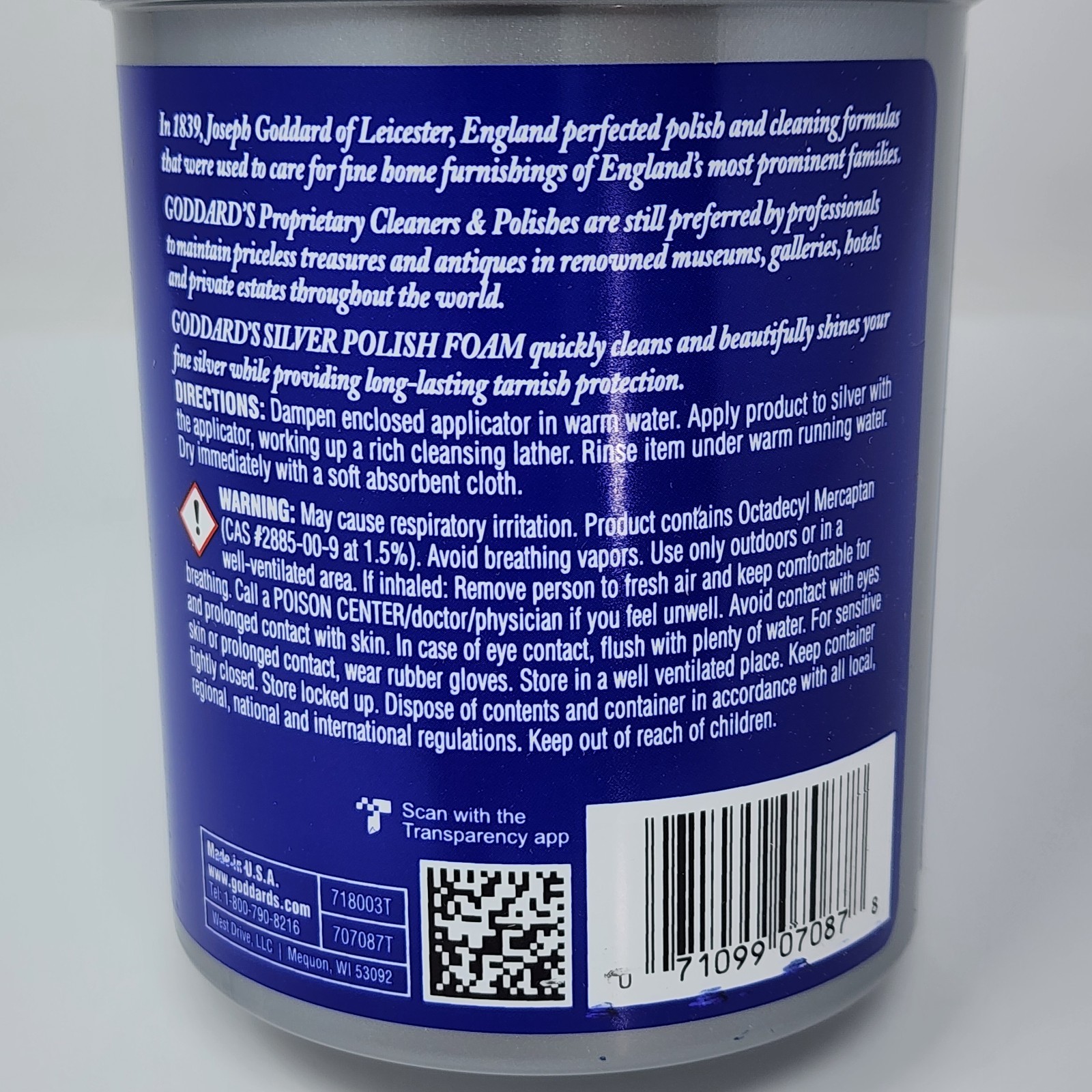 Goddard’s Silver Polish Foam Tarnish-Resistant Cleaner 18 oz Each (6 Pack)