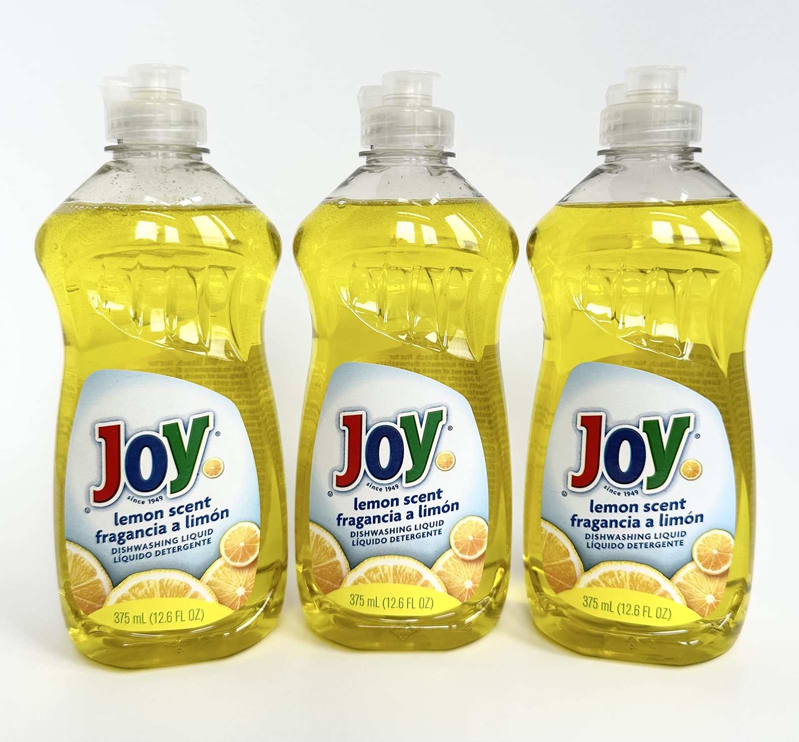 Joy Non Ultra Lemon Scent Dish Liquid 12.6 Oz 3 Pack Cleaning Agent