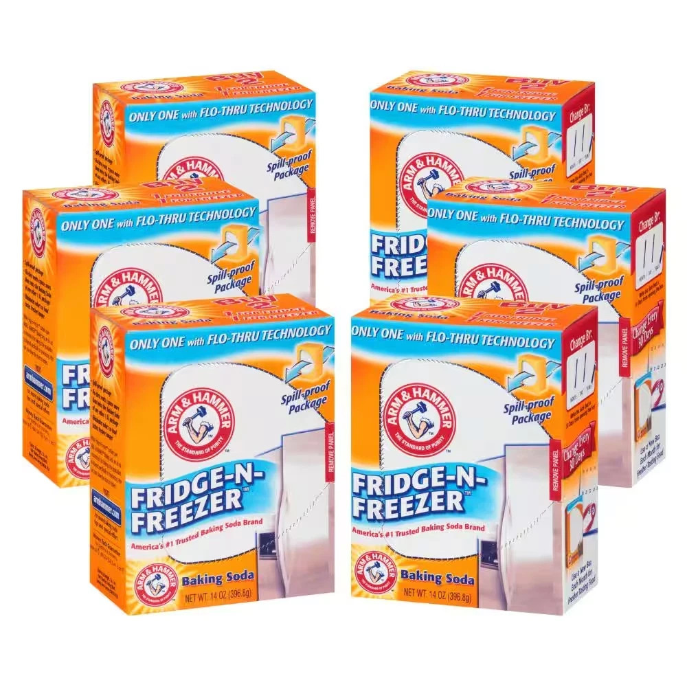 Arm & Hammer Fridge-N-Freezer Baking Soda, 14 Oz. – Pack of 6