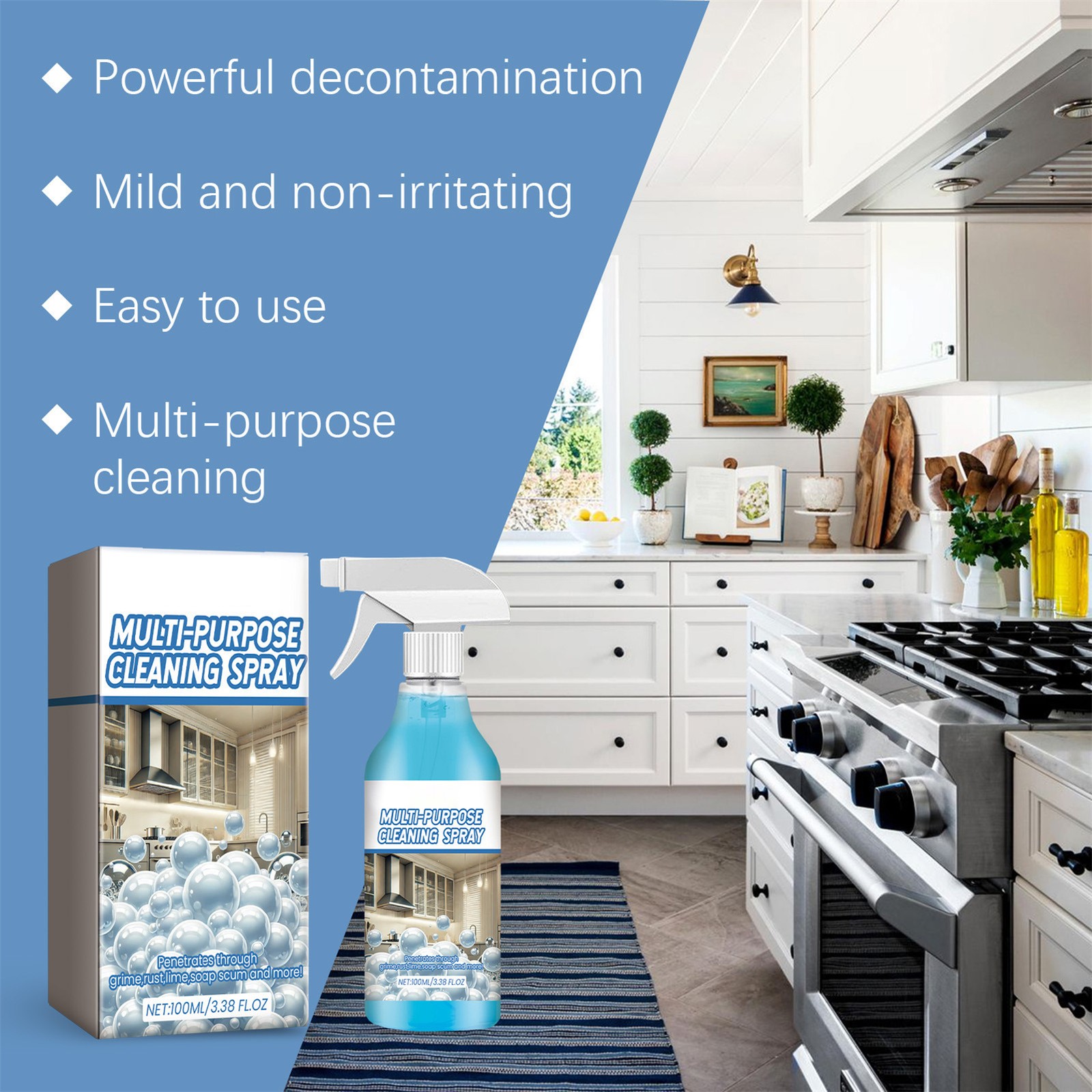 Multi-Purpose Cleaning Spray Upgraded Foam Spray For Oven Handheld Degreaser