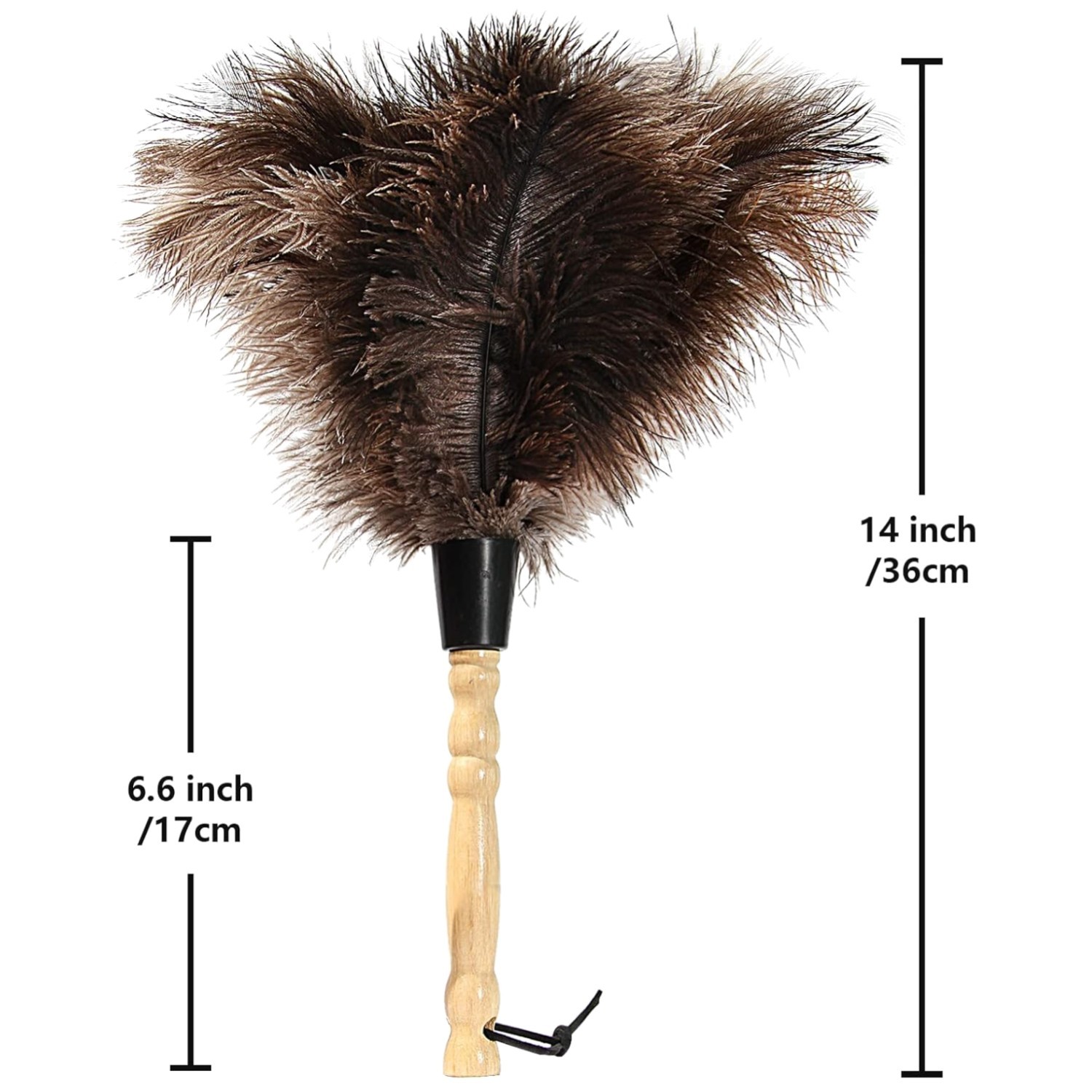 Eco-Friendly 14″ Ostrich Feather Duster x10