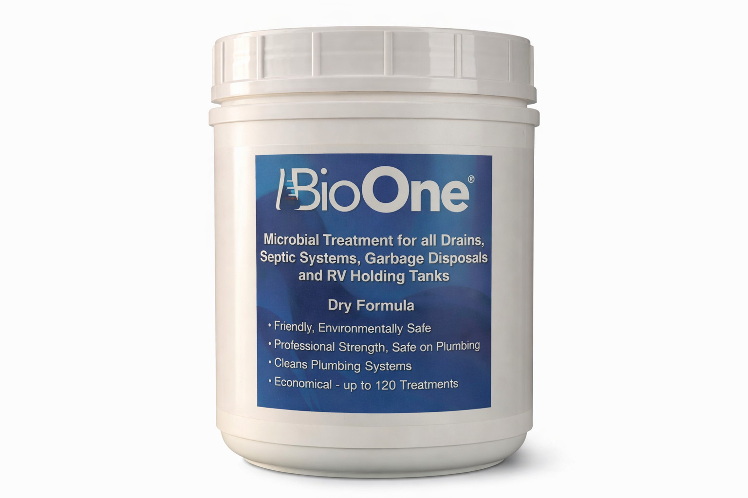 4 Pack BioOne B1dry 2 lb Drain & Septic Treatment – 400 Treatments Total