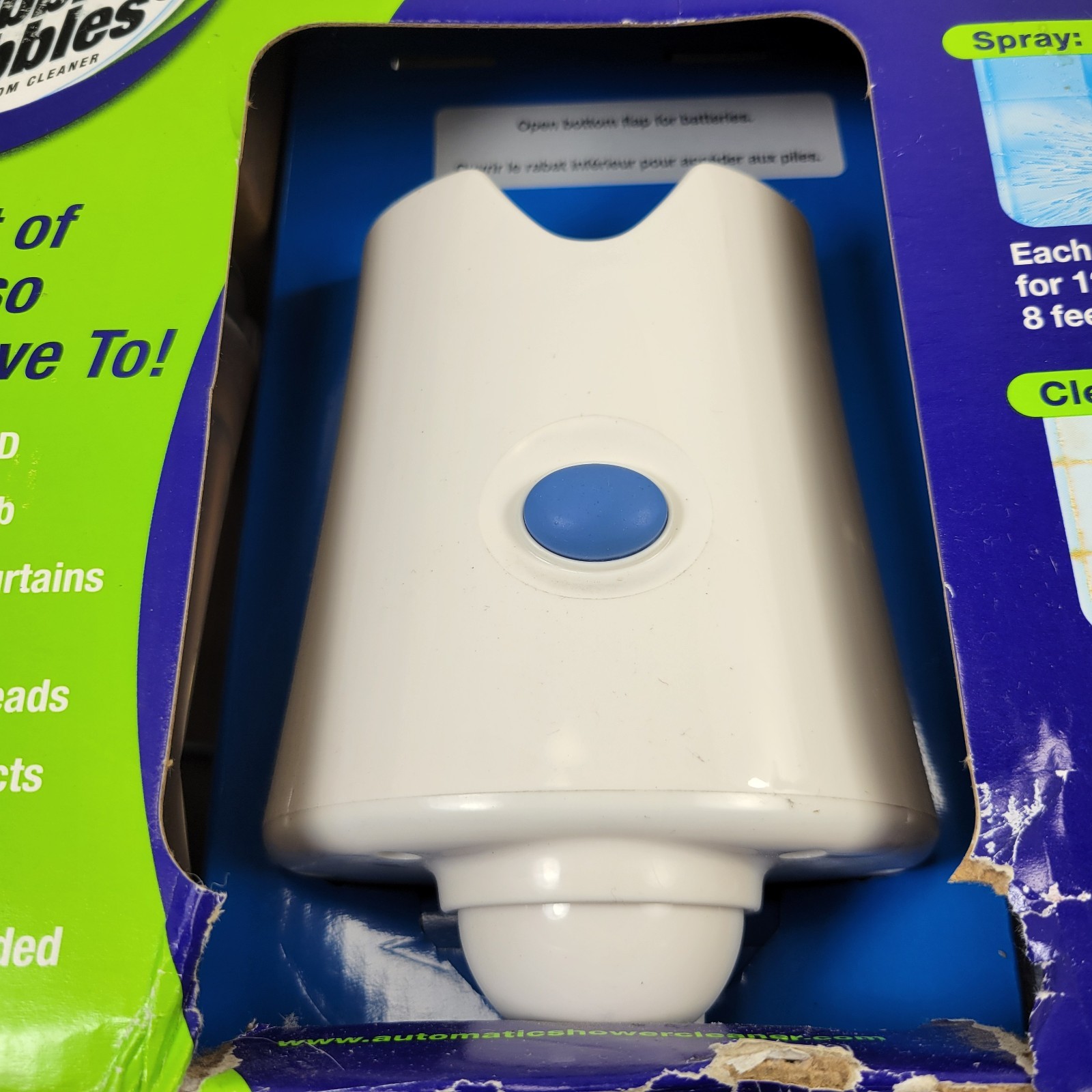 Scrubbing Bubbles 609271 Automatic Shower Cleaner Starter Kit with 2 Refills