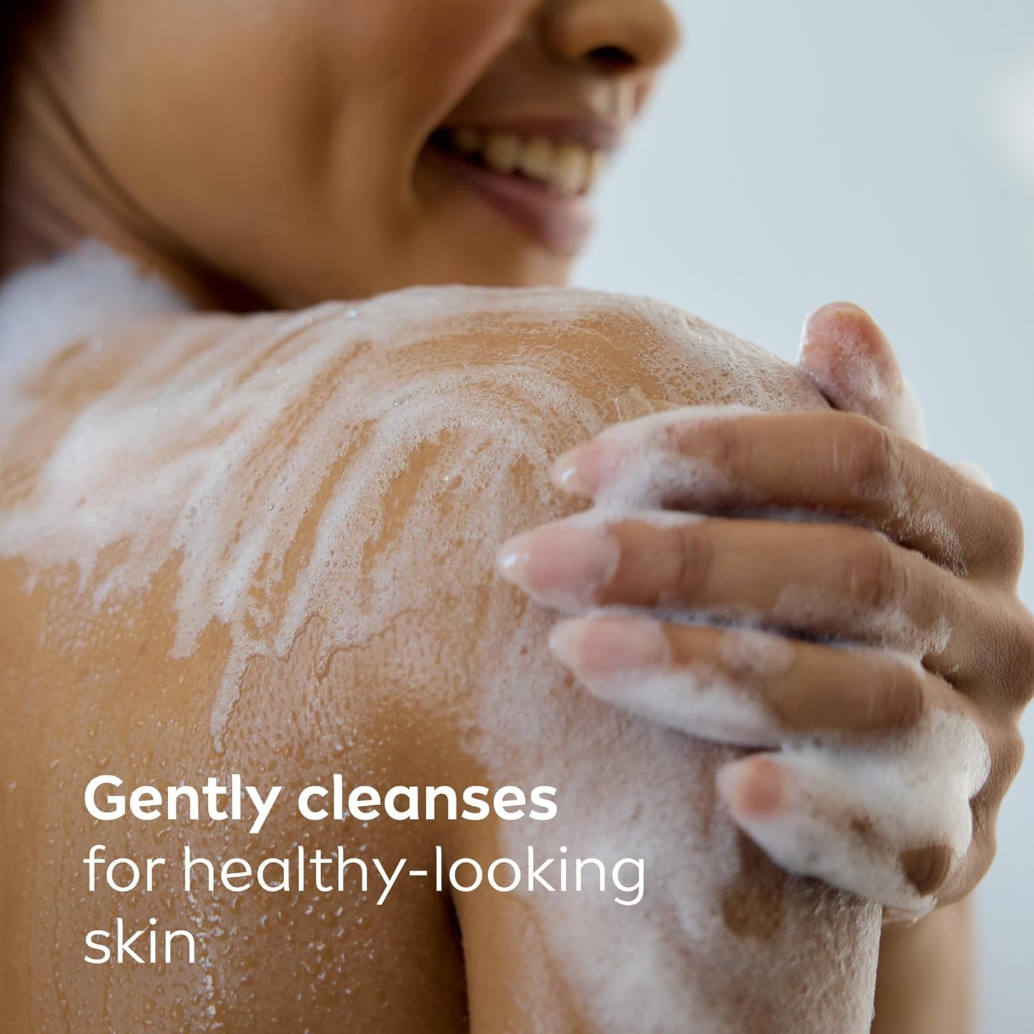 Pampering Coconut and Almond Milk Body Wash with Nourishing Serum, Body Wash for